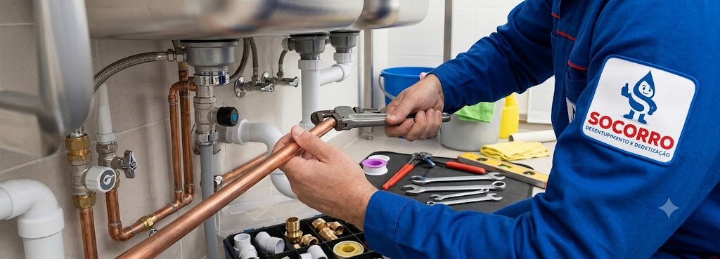Profissional realizando Serviços de Hidráulica em Florianópolis